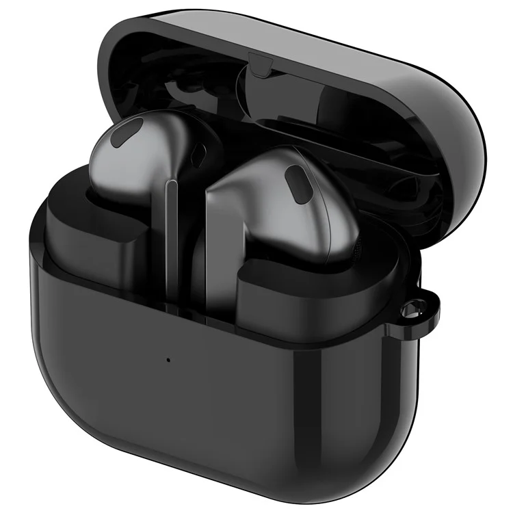 Estuche de carga para Samsung Galaxy Buds3 R530 con soporte para cable y carga inalámbrica - Negro