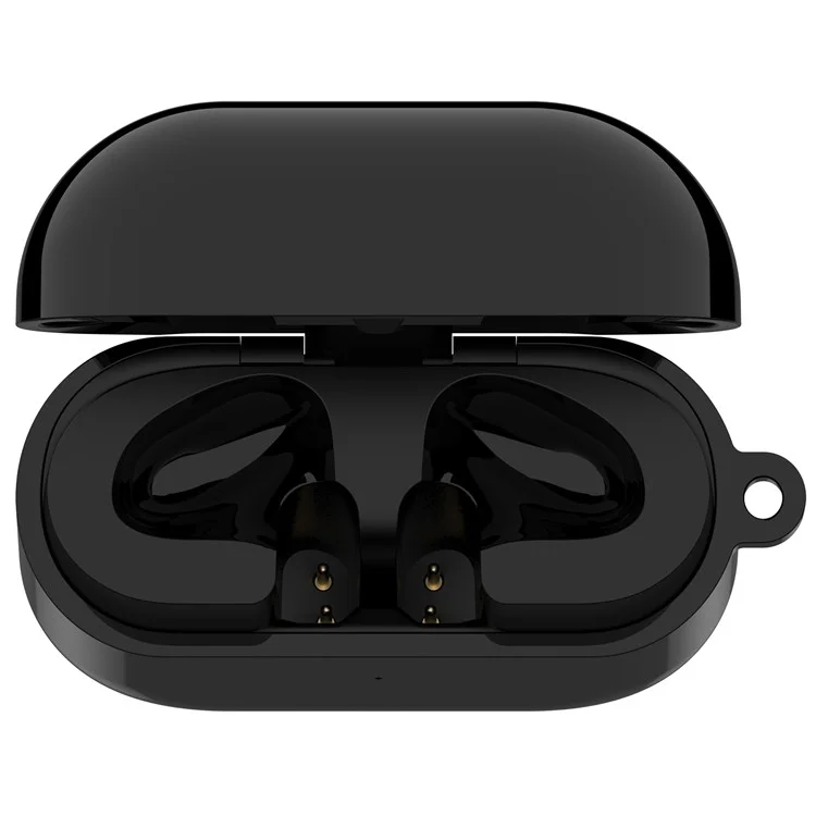 Estuche de carga para Samsung Galaxy Buds3 R530 con soporte para cable y carga inalámbrica - Negro