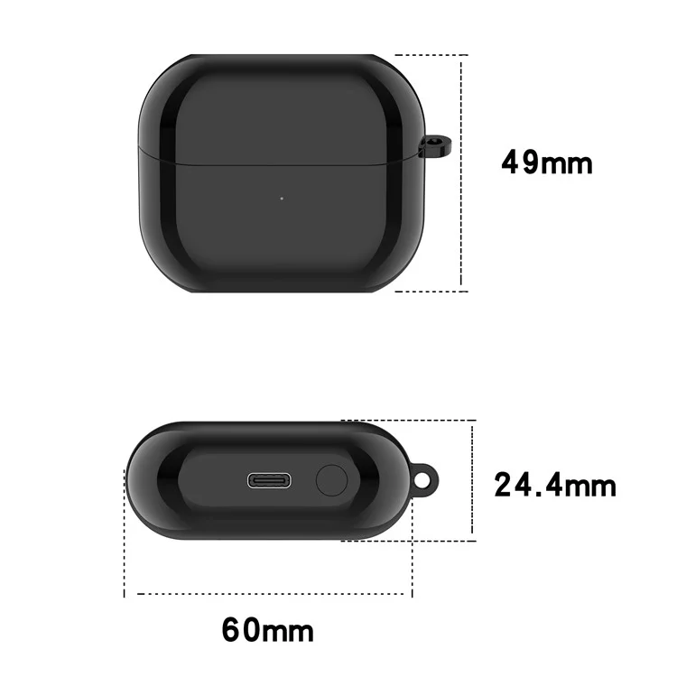 Para Samsung Galaxy Buds3 Pro R630 Estuche de carga Reemplazo Dock con Cable - Blanco