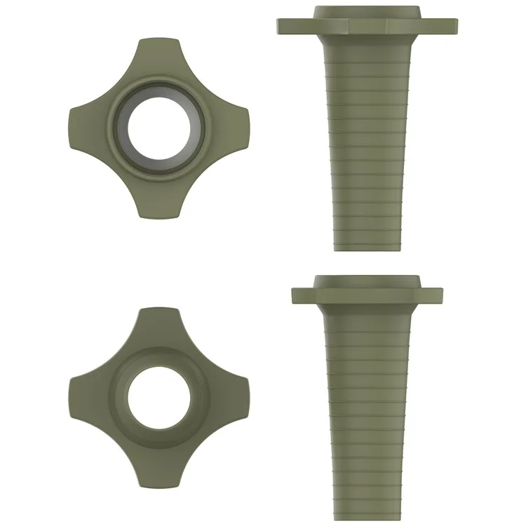 For Shure SM58-BLK / SM58 Silicone Case Microphone Protective Cover - Army Green