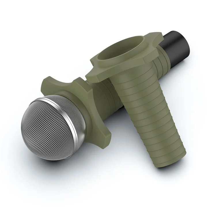 For Shure SM58-BLK / SM58 Silicone Case Microphone Protective Cover - Army Green