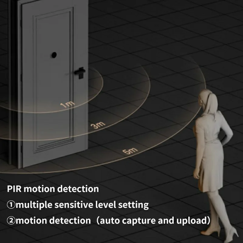 X10 Smart Video Doorbell Home Security Camera Intercom HD Night Vision Snapshot Infrared Motion Detection