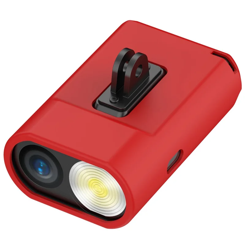 For Garmin Varia Vue Silicone Protective Case Cycling Camera Front Light Cover - Red