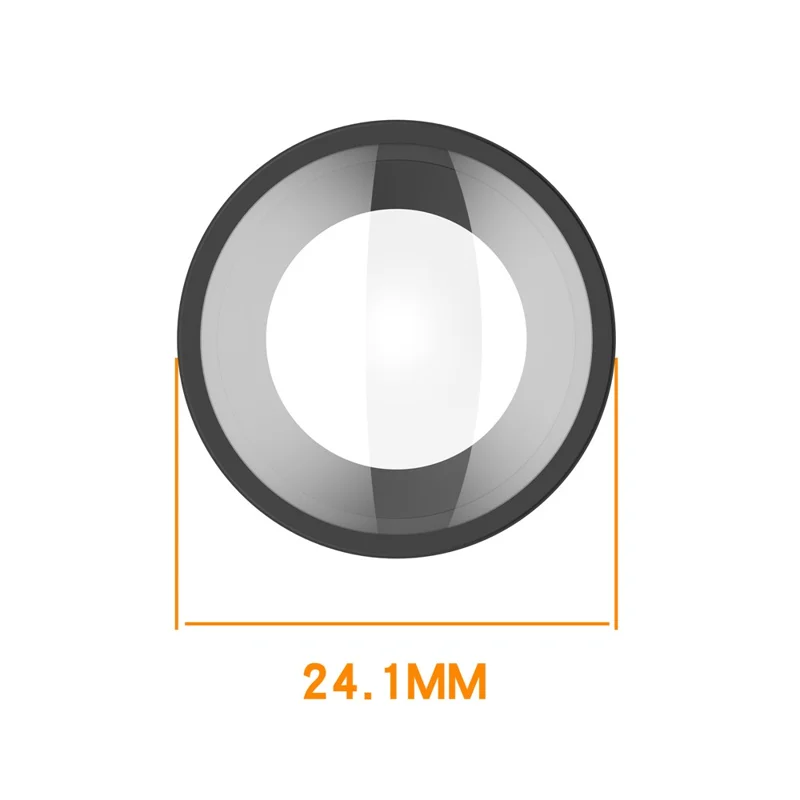 Protector de lente Insta360 Go Ultra Lente de vidrio óptico templado curvo Cubierta de cámara Shield con paño de limpieza