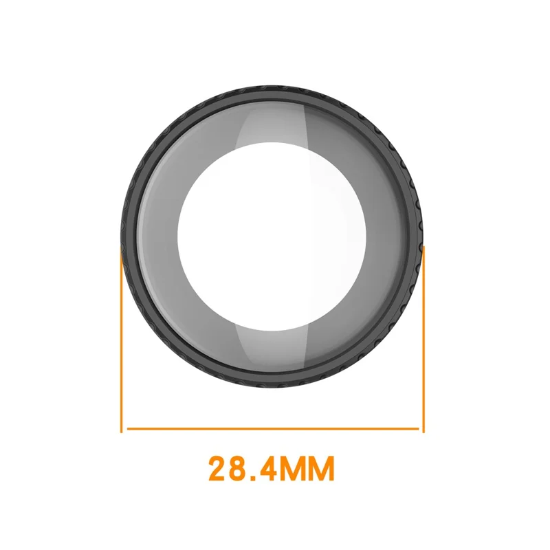 For DJI Osmo Nano Lens Protector Curved Optical Tempered Glass Camera Protective Cap with Cleaning Cloth