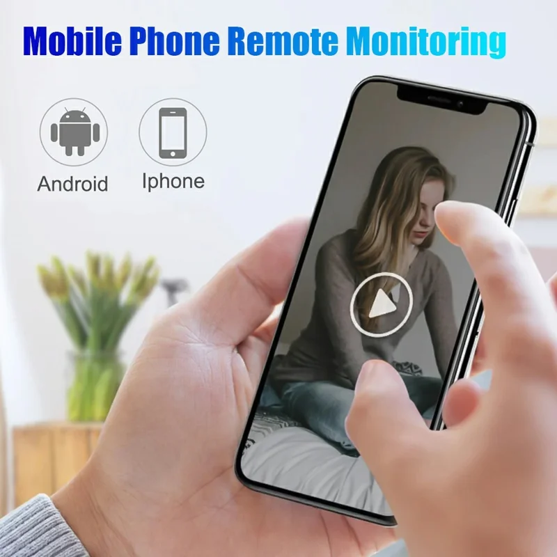 C1 WiFi Mini Camera Motion Detection Night Vision HD 1080P DIY Button Cam for Home Security Surveillance