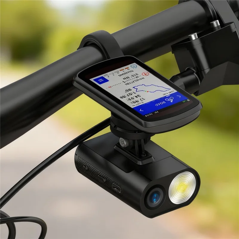 Support pour ordinateur de vélo compatible avec Garmin Combo, support rallonge, adaptateur, caméra et lumière