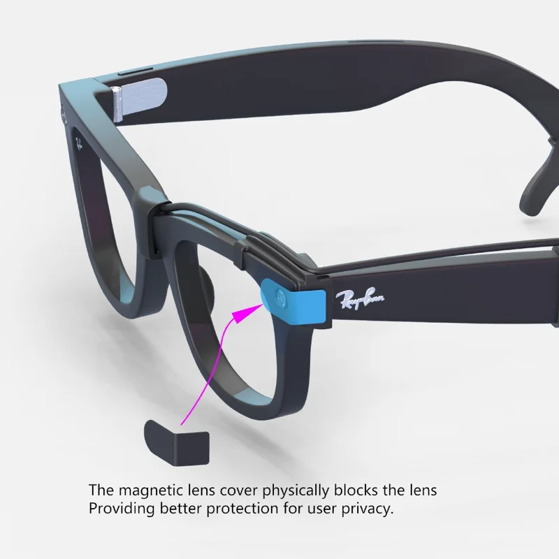 FIIT VR Vimi-01 Dual Battery Pack per Ray-Ban / Meta AI Occhiali Batteria Estesa Power Bank Caricatore Portatile