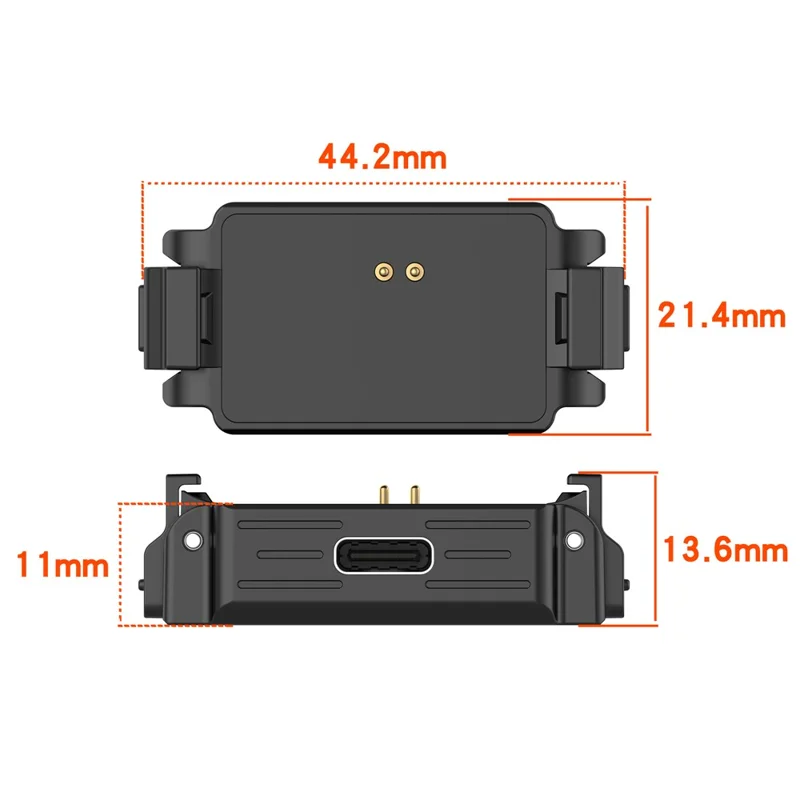 Voor DJI Osmo Nano / Action 6 Snelkoppelingsbeugel Magnetische Adapter Laadstation met 1/4" Schroefdraad