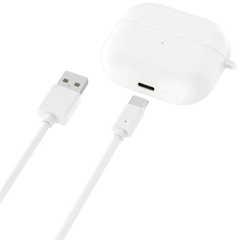 For Samsung Galaxy Buds3 FE R420 590mAh Charging Case Earphone Charger with USB-C Cable - White