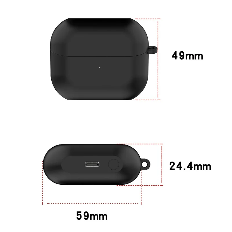 For Samsung Galaxy Buds3 FE R420 590mAh Charging Case Earphone Charger with USB-C Cable - White