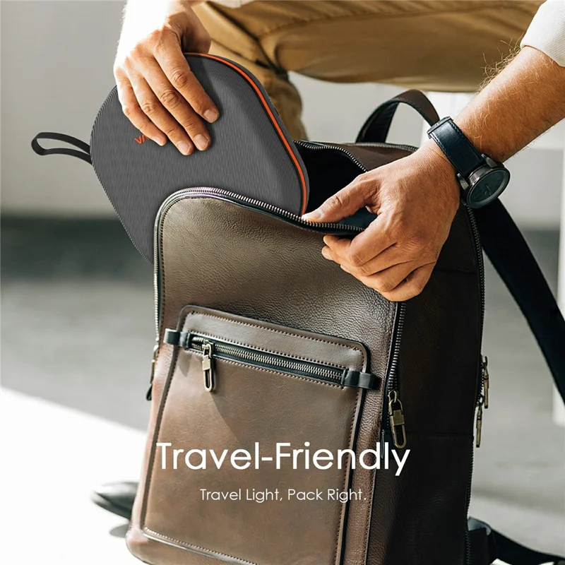 Smart Charging Case for AirPods Max 1st & 2nd Generation 5000mAh Magnetic Wireless Charger EVA Hard Shell Protective Storage Box