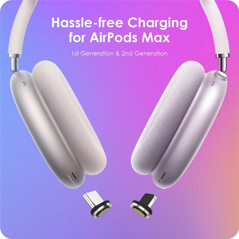 Оптовая продажа беспроводной зарядной подставки для AirPods Max, магнитная зарядная станция со светодиодным индикатором и умным режимом сна