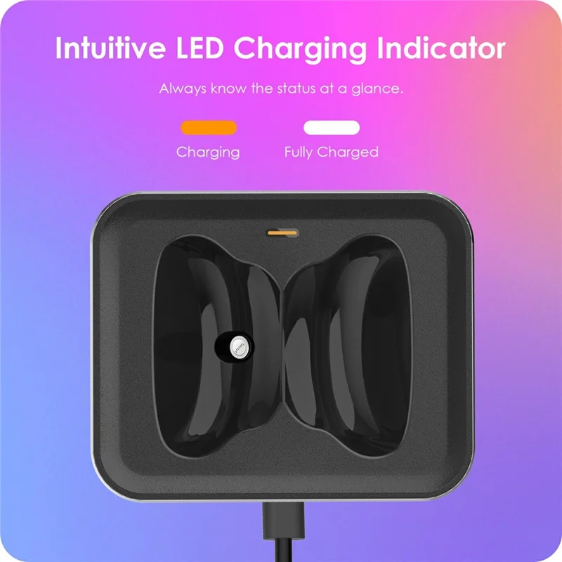 Оптовая продажа беспроводной зарядной подставки для AirPods Max, магнитная зарядная станция со светодиодным индикатором и умным режимом сна