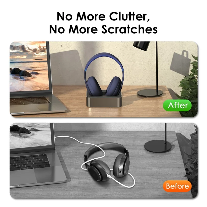 Magnetische Ladestation für Beats Studio Pro / 3 Kabellose Kopfhörer Halterung mit automatischer Ausrichtung Desktop-Ladegerät