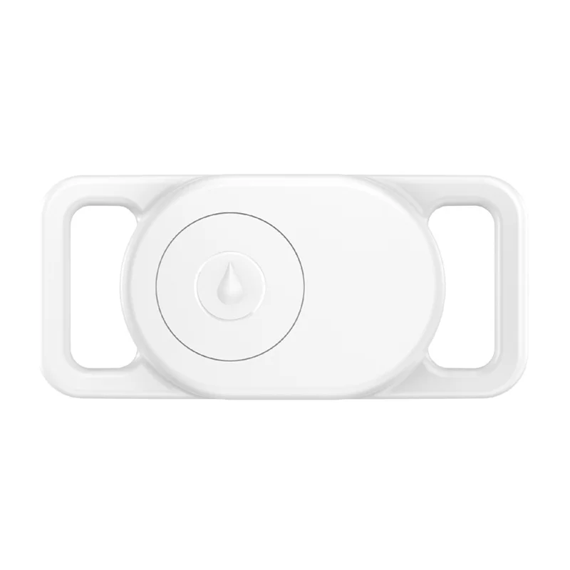 CS50 For Xiaomi Tag Tracker Protective Case Pet Collar Silicone Waterproof Cover Anti-lost Device Protection - White