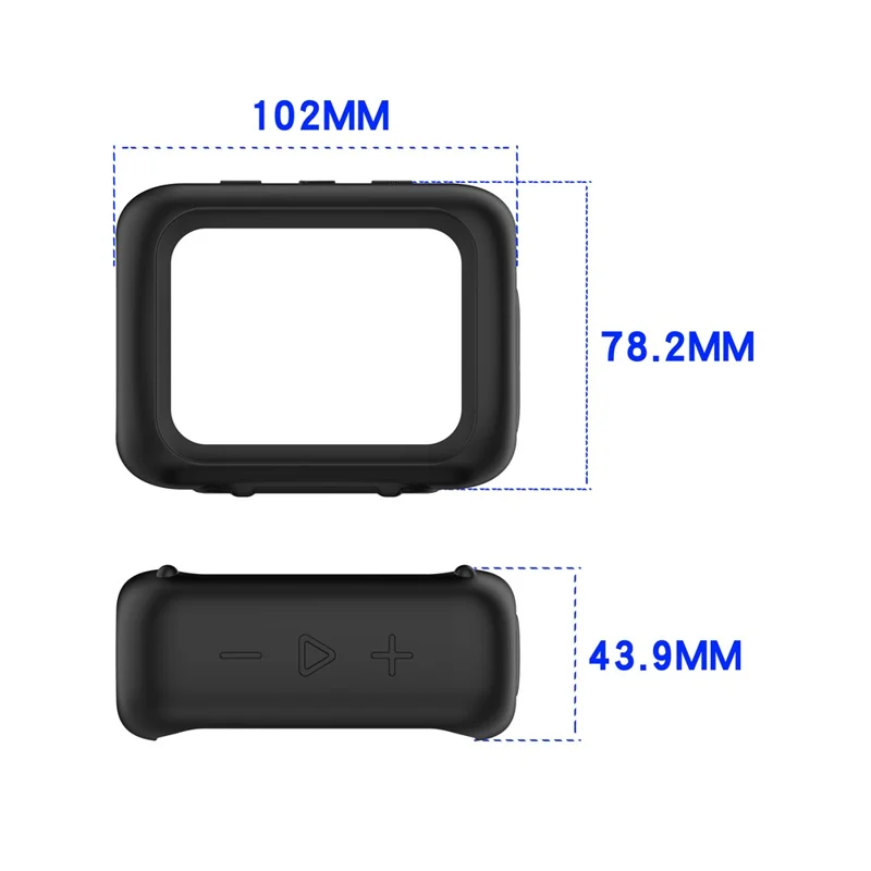 Силиконовый защитный чехол для портативной колонки JBL GO 5, ударопрочный защитный чехол — черный