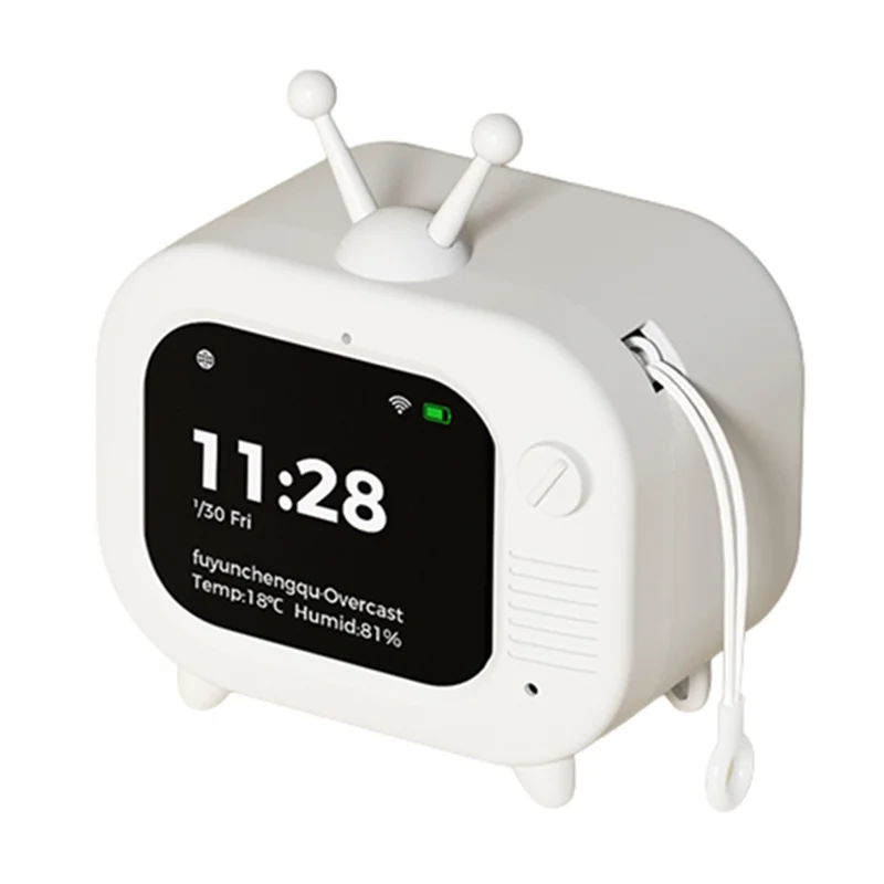 DSC30 AI Robot Smart Voice Assistant TV Design WiFi GPT Chatbot for Education Learning - White