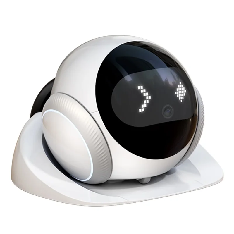 S1 Smart Home Robot Pet Camera 1080P Night Vision Auto Patrol Elderly Kids Tracking Camera - White