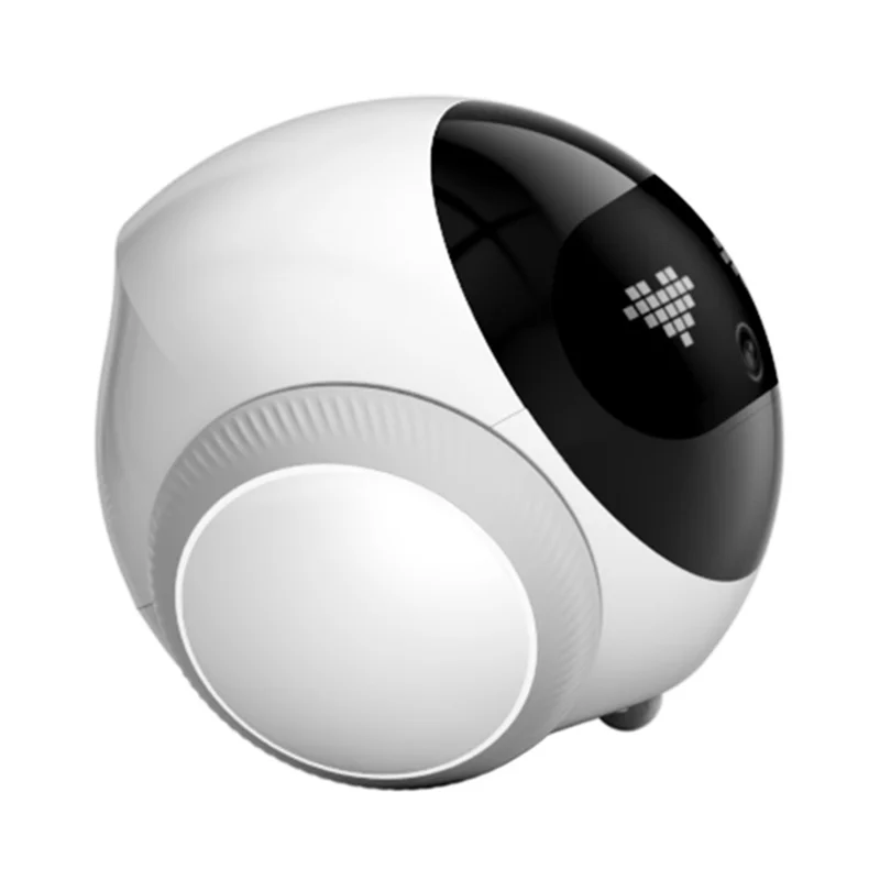 S1 Smart Home Robot Pet Camera 1080P Night Vision Auto Patrol Elderly Kids Tracking Camera - White