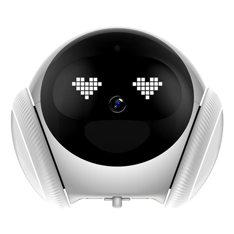 S1 Smart Home Robot Pet Camera 1080P Night Vision Auto Patrol Elderly Kids Tracking Camera - White