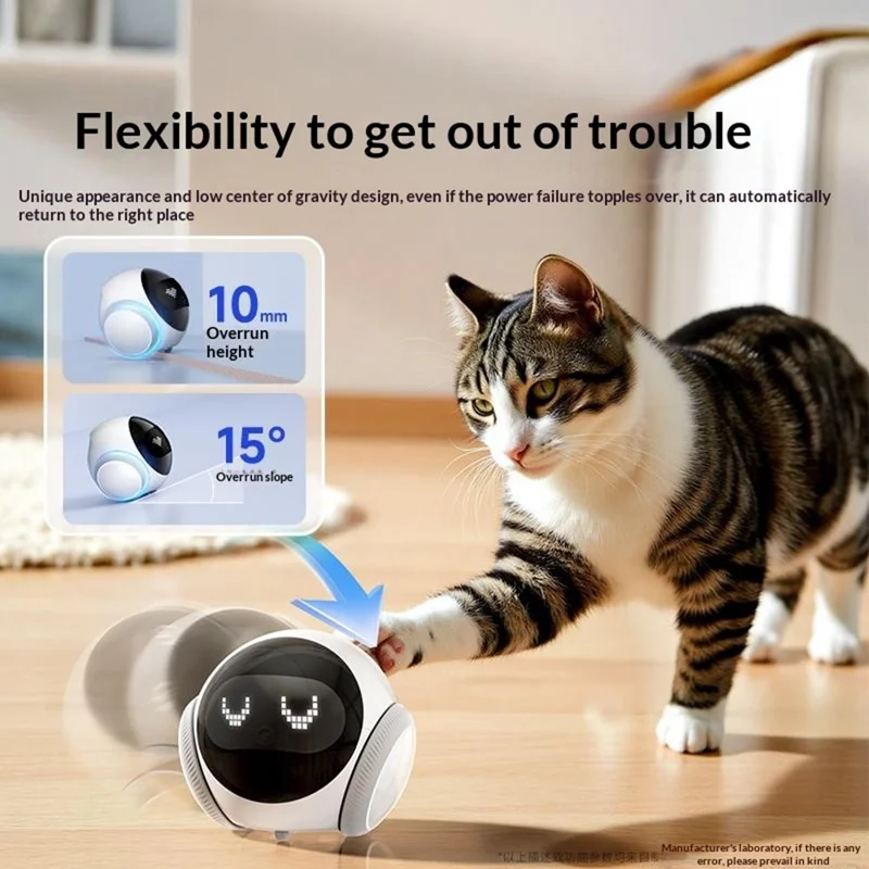 S1 Smart Home Robot Pet Camera 1080P Night Vision Auto Patrol Elderly Kids Tracking Camera - White