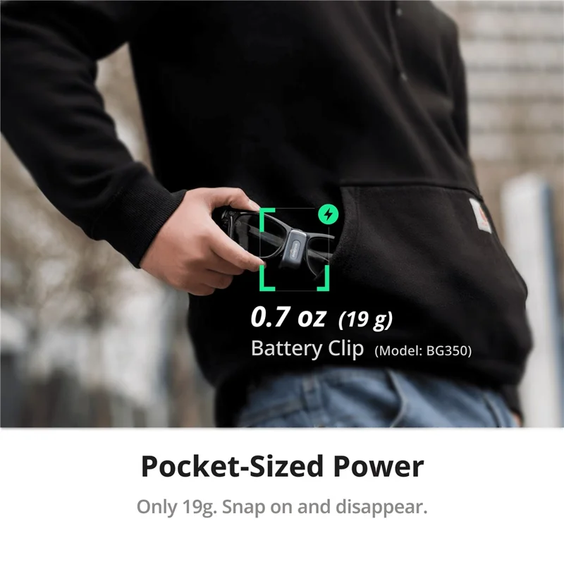 BOBOVR CG2 Charging Dock for Meta Ray-Ban Wayfarer / Skyler / Headliner Smart AI Glass 3 in 1 Charging Station with Portable Battery Clip and Travel Case - Black