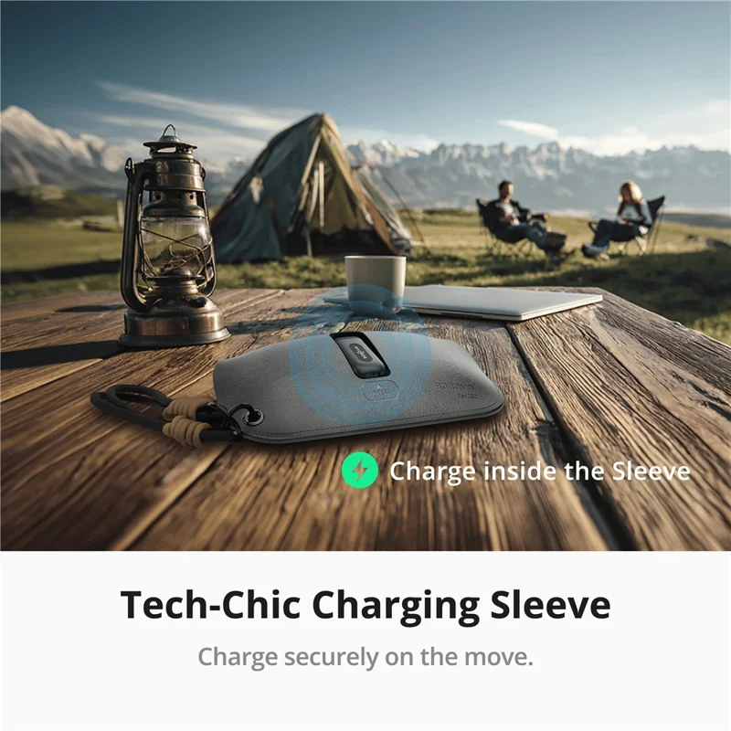 BOBOVR CG2 Charging Dock for Meta Ray-Ban Wayfarer / Skyler / Headliner Smart AI Glass 3 in 1 Charging Station with Portable Battery Clip and Travel Case - Black