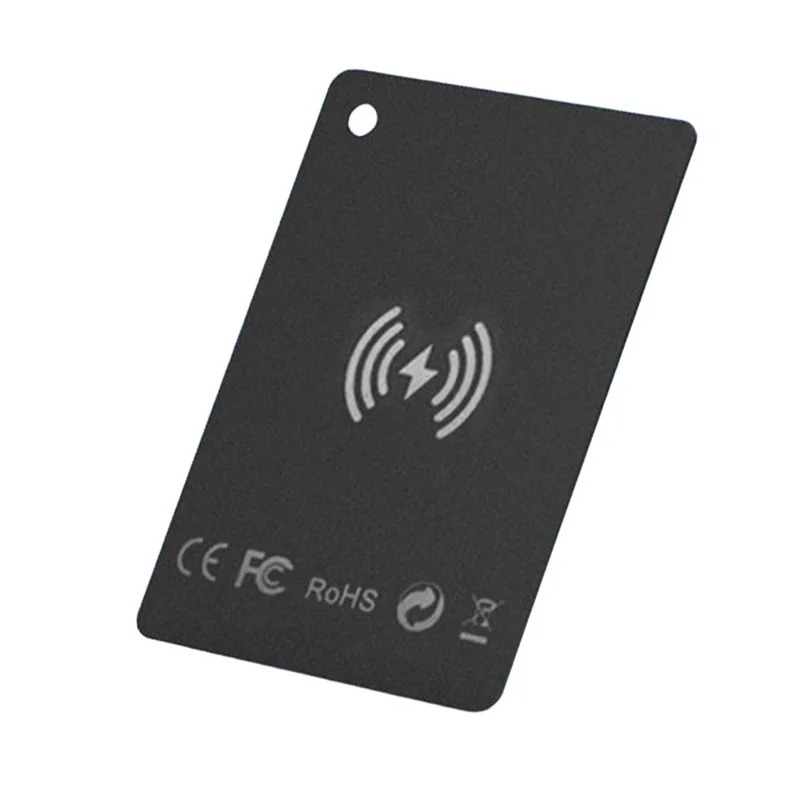 KH07 Tracker Ultrasottile Formato Carta di Credito per Chiavi, Portafoglio, Bagaglio, Localizzatore GPS con Supporto Ricarica Wireless