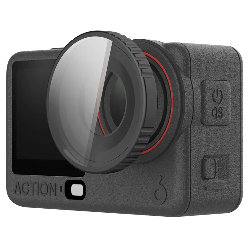 UV Filter Lens Cover for DJI Osmo Action 6 Aluminum Optical Glass Camera Lens Protector Camera Accessories
