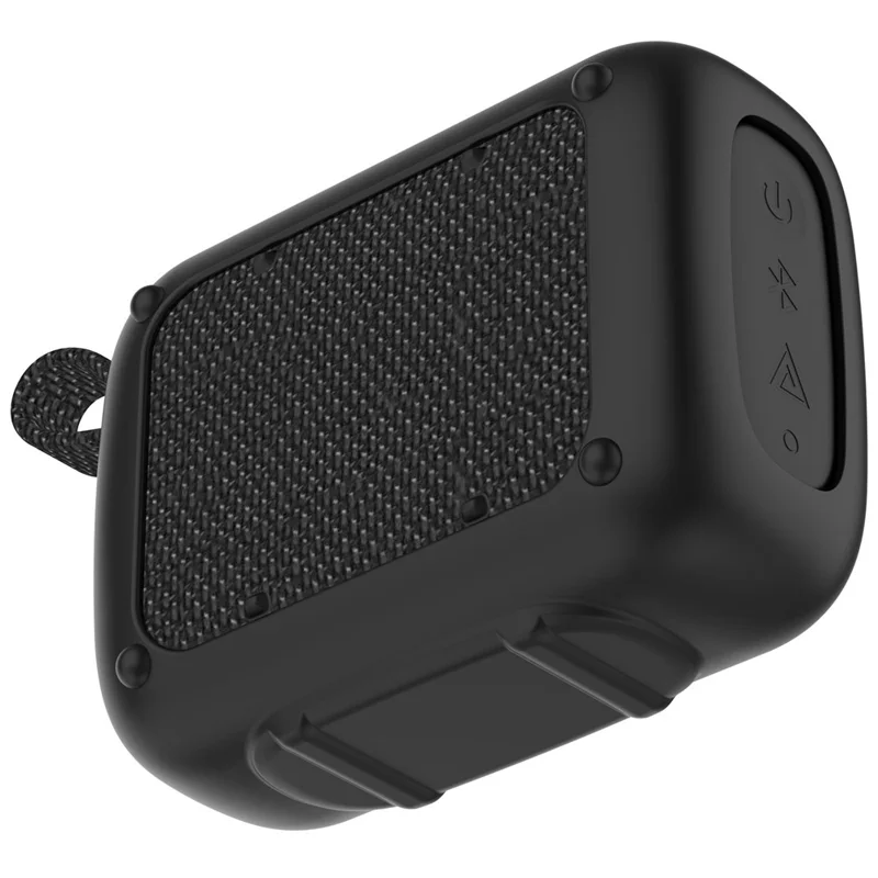 Silicone Case for JBL Go 5 Protective Cover Soft TPU Speaker Protector with Anti-Drop Lanyard - Black