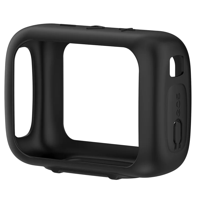 Silicone Case for JBL Go 5 Protective Cover Soft TPU Speaker Protector with Anti-Drop Lanyard - Black