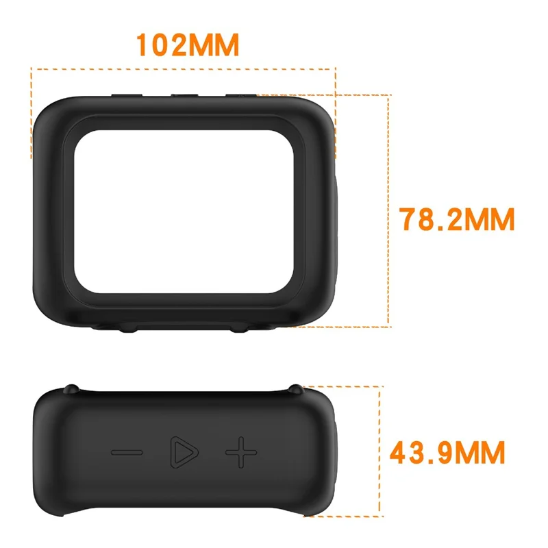 Silicone Case for JBL Go 5 Protective Cover Soft TPU Speaker Protector with Anti-Drop Lanyard - Black