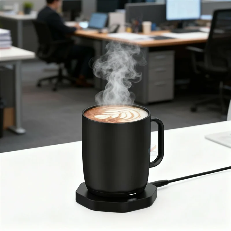 Replacement Charging Coaster for Ember Mug  /  Mug 2 Temperature Control Smart Mug 19V 2.1A Charging Base (without Mug) - Black