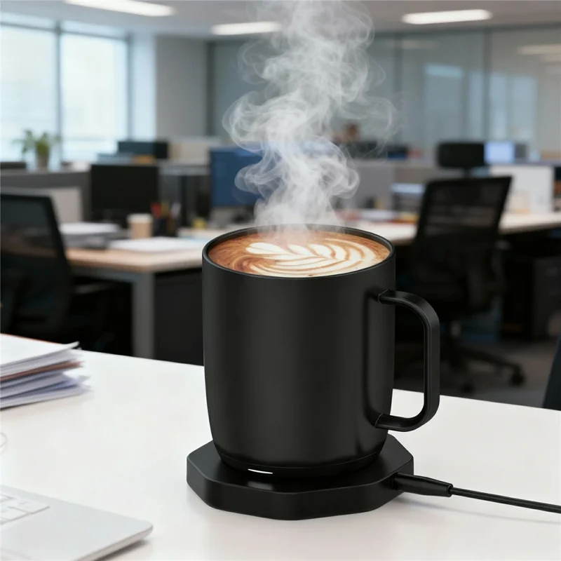 Replacement Charging Coaster for Ember Mug  /  Mug 2 Temperature Control Smart Mug 19V 2.1A Charging Base (without Mug) - Black