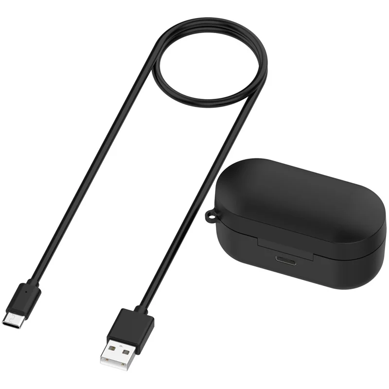 Magnetic Charging Case for Panasonic Technics EAH-AZ80 600mAh Wireless Earbuds Charger Box - Black