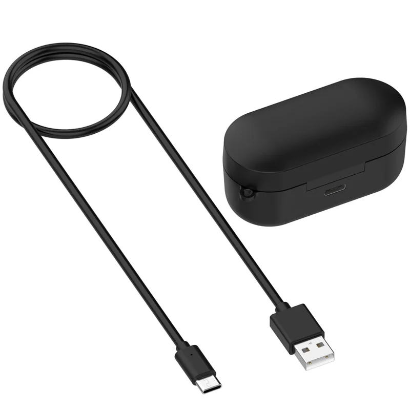 Magnetic Charging Case for Panasonic Technics EAH-AZ80 600mAh Wireless Earbuds Charger Box - Black