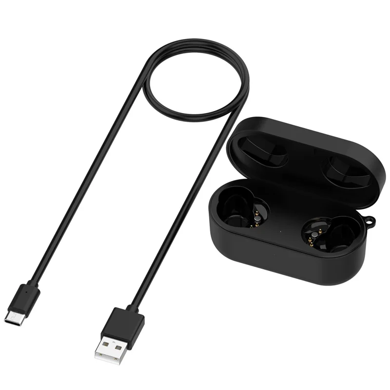 Magnetic Charging Case for Panasonic Technics EAH-AZ80 600mAh Wireless Earbuds Charger Box - Black