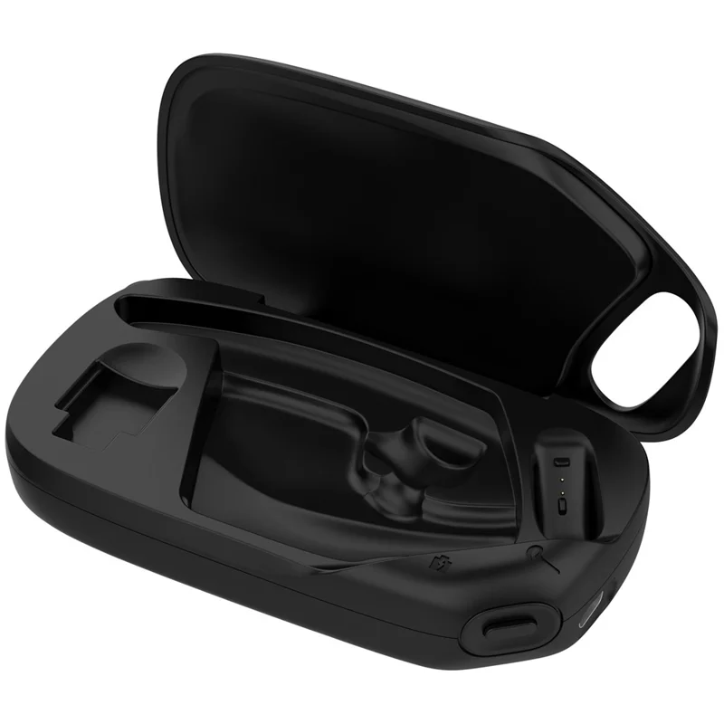 650mAh Charging Case for HP Poly Voyager Legend 50 / Legend 30 Bluetooth-compatible Earphones Type-C Wireless Charging - Black