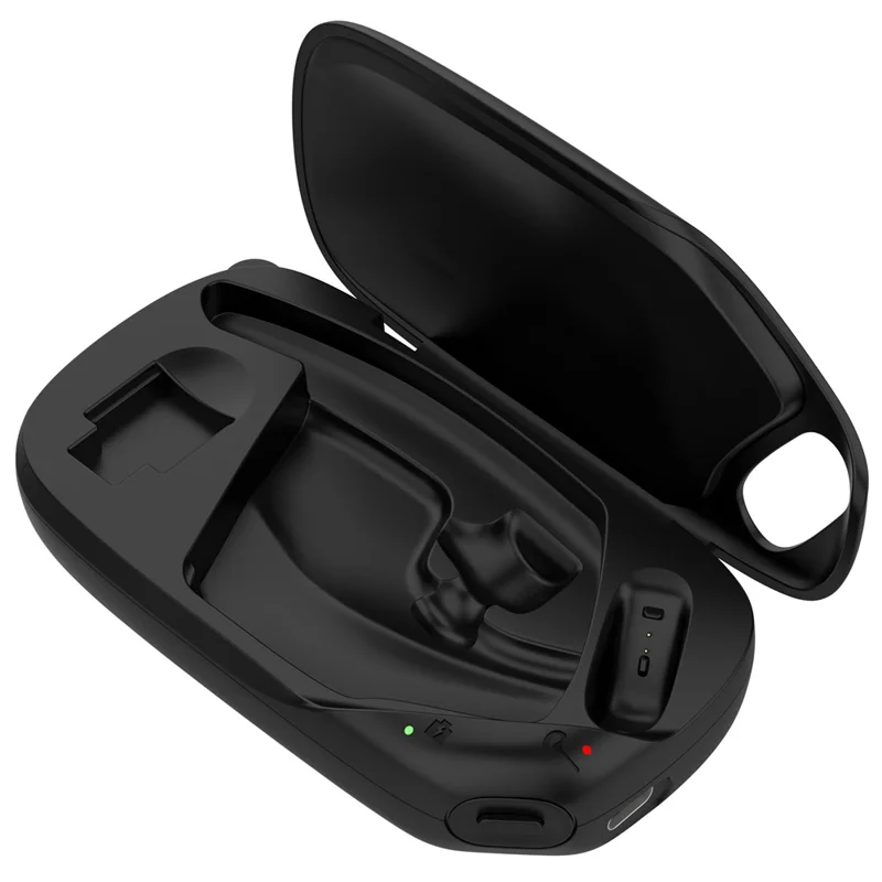650mAh Charging Case for HP Poly Voyager Legend 50 / Legend 30 Bluetooth-compatible Earphones Type-C Wireless Charging - Black