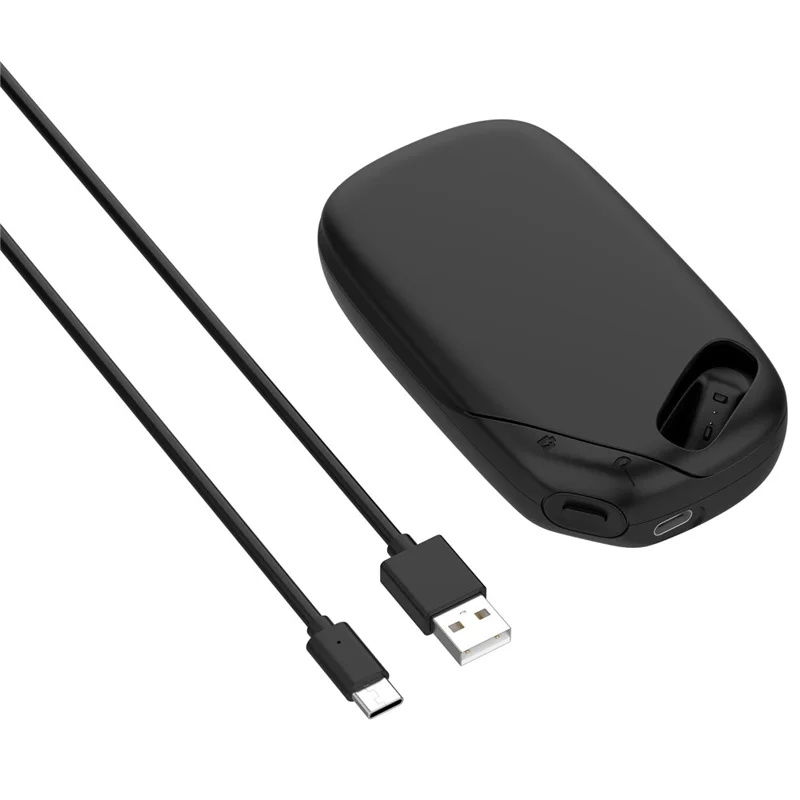 650mAh Charging Case for HP Poly Voyager Legend 50 / Legend 30 Bluetooth-compatible Earphones Type-C Wireless Charging - Black