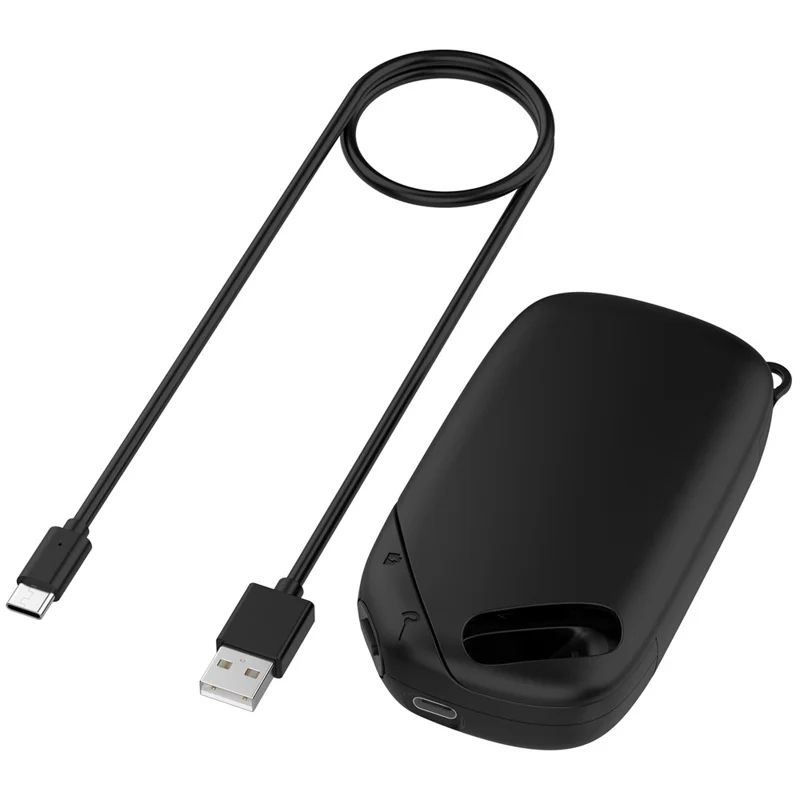 650mAh Charging Case for HP Poly Voyager Legend 50 / Legend 30 Bluetooth-compatible Earphones Type-C Wireless Charging - Black