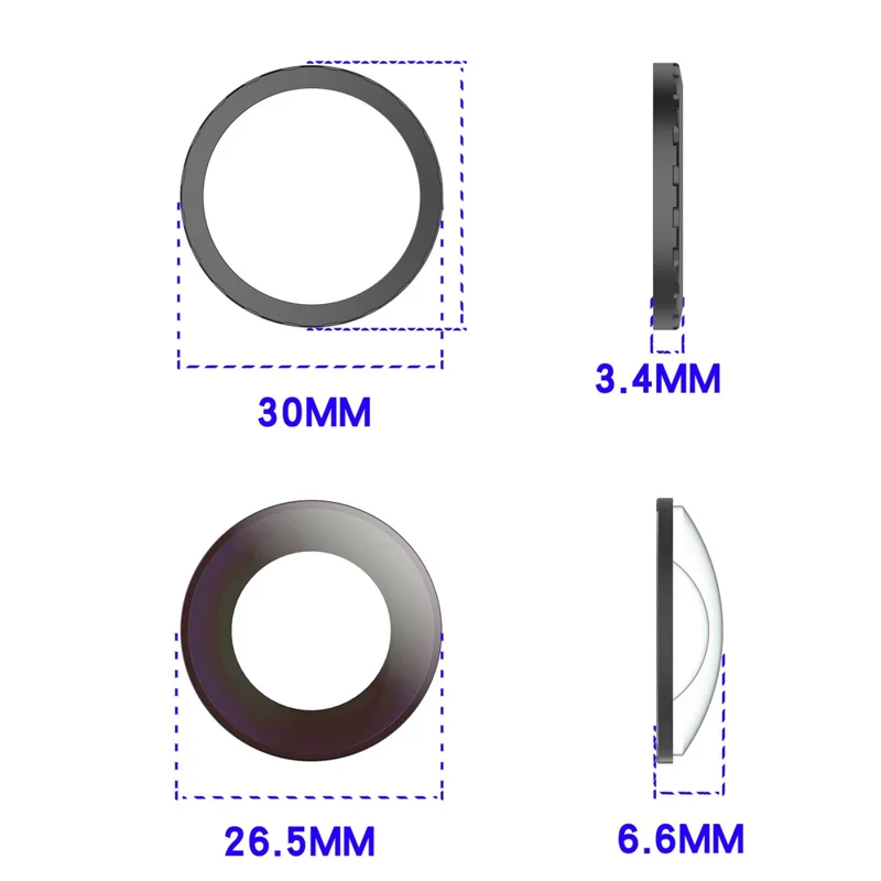 For DJI Avata 360 Drone Replacement Lens Kit Glass Camera Lens Repair Parts