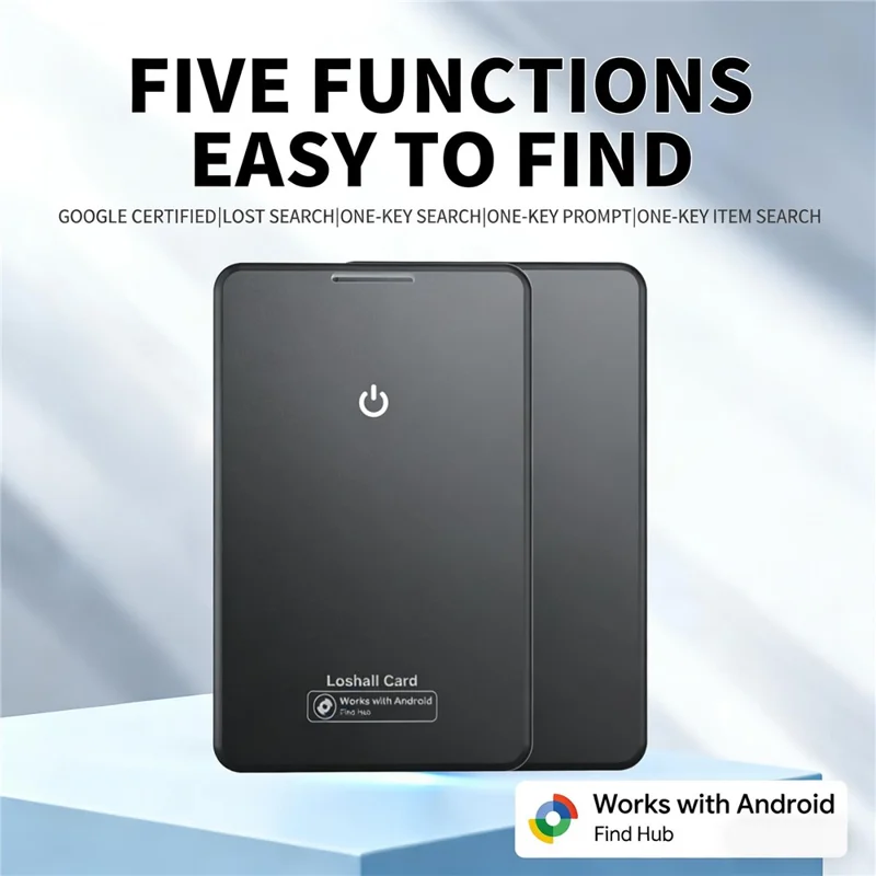 F14 Card Tracker 300mAh ABS Bluetooth-compatible Find Hub Locator for Wallets and Keys - Black