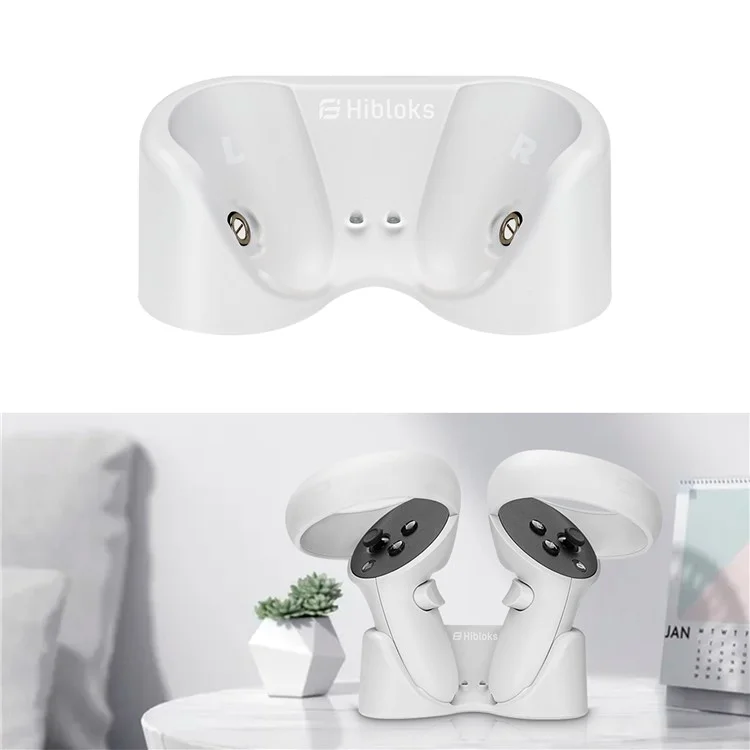 Hibloks OQC2101 Magnetic Lading Base Dock Für Oculus Quest 2 VR -brillengriffe