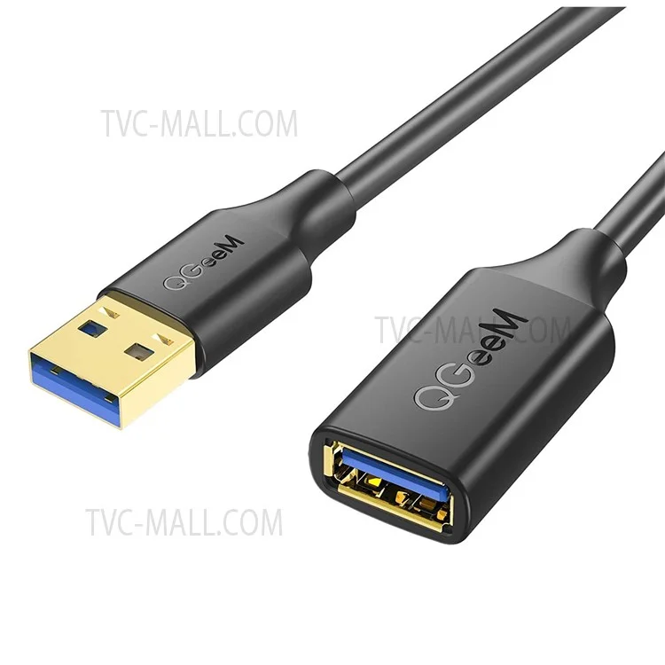 QGEEM QG-CVQ21 Cable de extensión USB 3.0 súper largo de 1,8 m de macho a hembra para Nintendo Switch/Unidad flash USB/Lector de tarjetas/Disco duro/Teclado