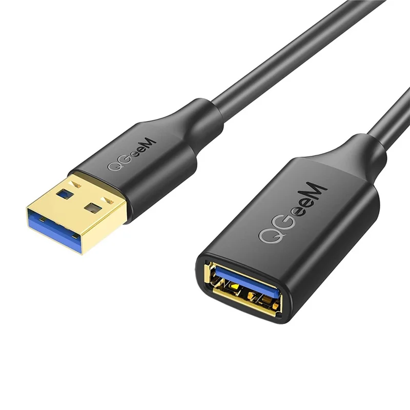 QGEEM QG-CVQ21 1 m USB 3.0 forlængeringskabel, mand til hank, adapterkabel