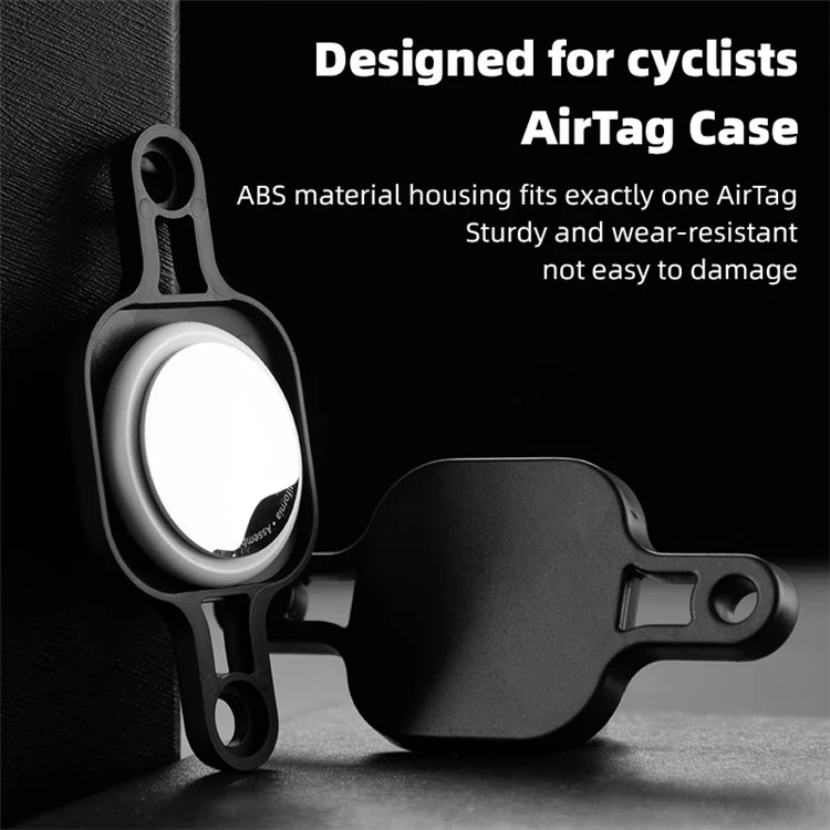 4634 for Apple AirTag GPS Locator Tracker Waterproof Protective Cover Case Road Bike Seat Anti-lost Bracket - Orange