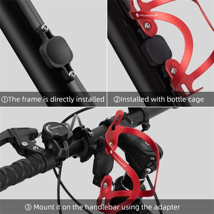 4634 for Apple AirTag GPS Locator Tracker Waterproof Protective Cover Case Road Bike Seat Anti-lost Bracket - Orange