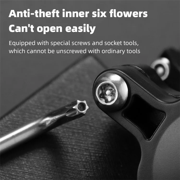 4634 for Apple AirTag GPS Locator Tracker Waterproof Protective Cover Case Road Bike Seat Anti-lost Bracket - Orange